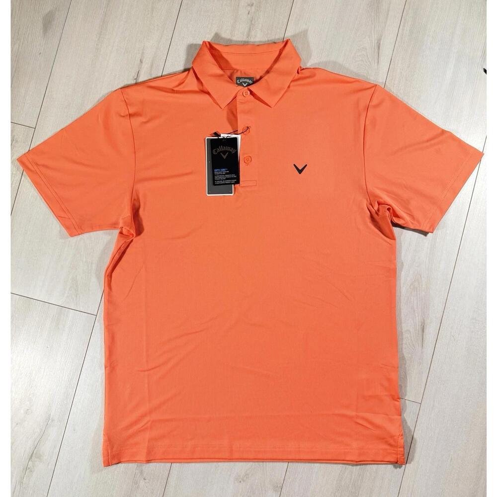 Callaway "Coral Chic" Opti-Dri Polo (Style CGKSF0B6) Size Medium